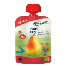 FLEUR ALPINE ПЮРЕ ГРУША 90МЛ
